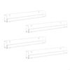Acrylic Bathroom Shelves, Acrylic Shelf Transparent Wall Mounted, Thick Acrylic Shower Shelf, Clear Storage Display Rack X3UC