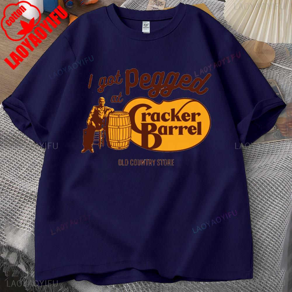 Ich wurde bei Cracker Barrel Old Country Store festgenagelt Persönlichkeits-T-Shirt Vintage Cracker Barrel T-Shirt Vintage Shirt Sarkastisches T-Shirt