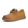 Genuine leather women's shoes 2025 spring new retro small leather shoes casual versatile single shoes women's flat commuting loafers women's