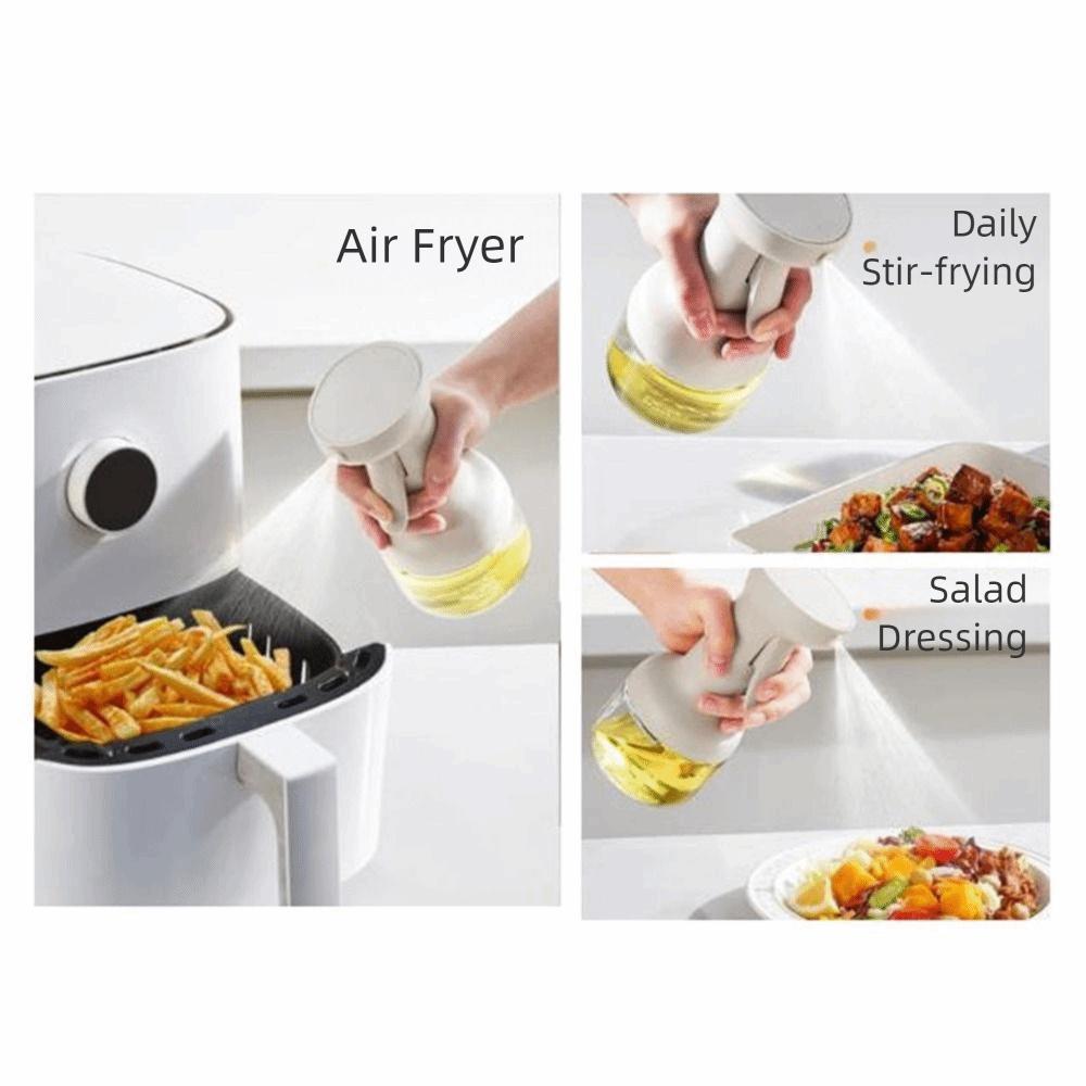 Press Oil Spray 280/450ml Cooking Spray Bottle Refillable Atomized Oil Spray  Air Fryer