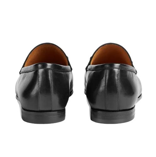 Gucci Jordaan Horsebit Casual Loafer Shoes Women's Black