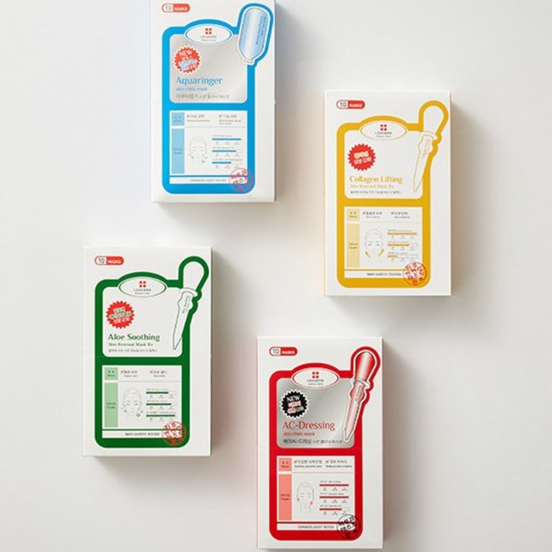 

[Leaders] Insolution Mask 10 sheets 6 types (Choose 1) Collagen Lifting Skin Renewal Mask RX 10 Sheets