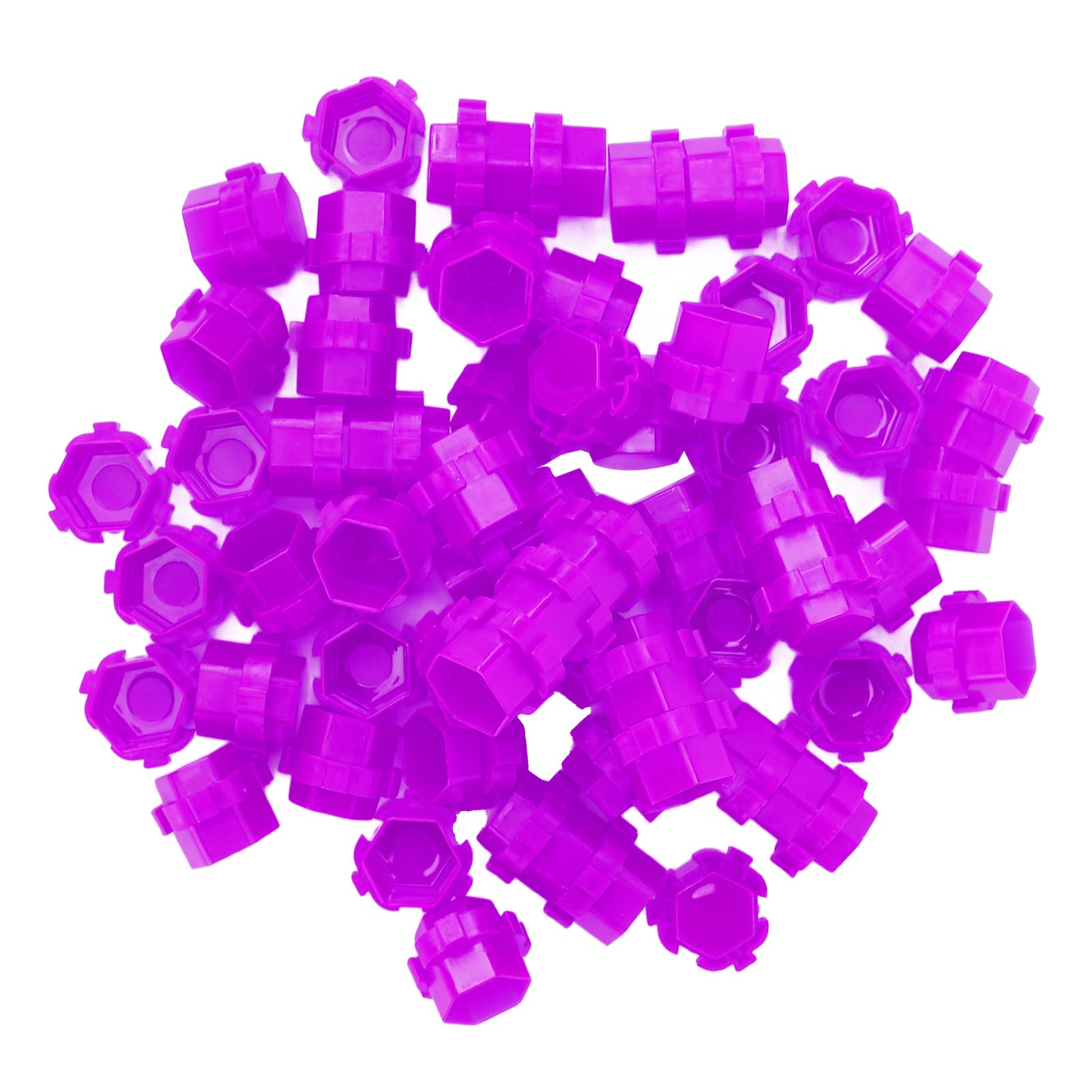 

200 шт. стаканчики для чернил для татуировки в форме сот, предотвращающие выпадение, склеиваемые стаканчики для пигмента для микроблейдинга фиолетовый