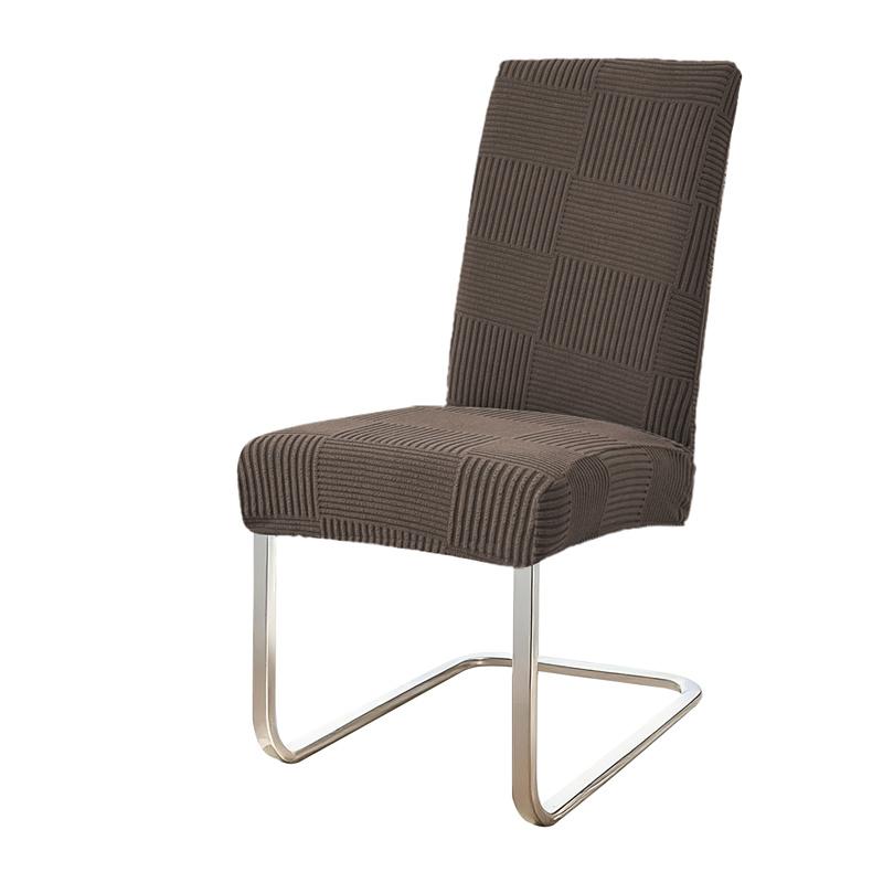 

Jacquard Dining Chair Covers Anti-dirty Elastic Durable Chair Slipcover All-inclusive M Size Seat Cover for Party Wedding Decor 1PC Chair Cover