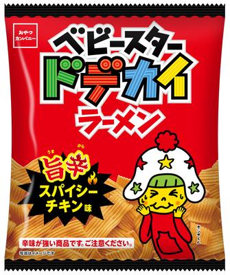 Oyatsu Company Baby Star Dodekai Ramen Delicious Spicy Chicken Flavor 62g