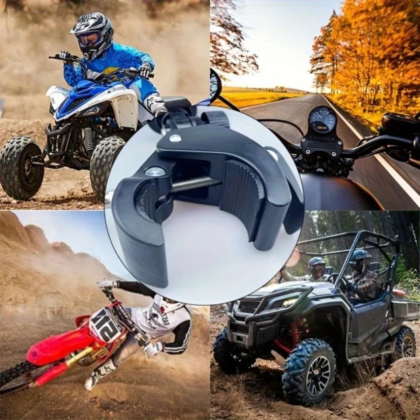 Universal Bike Handlebar Mount Lazy Bracket Durable Holder for Road Mountain Bikes Trolleys Cars for Sports Cameras Speakers
