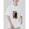 Crewneck T Shirt Black Lion Graphic And Text No Matter Whos Right It Always Works Leo Streetwear Casual Wear