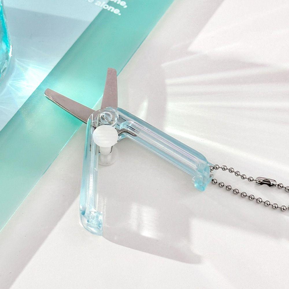 Multifunctional DIY Handcraft Scissor Stainless Steel Safe Mini Scissor Folding Scissor  Office