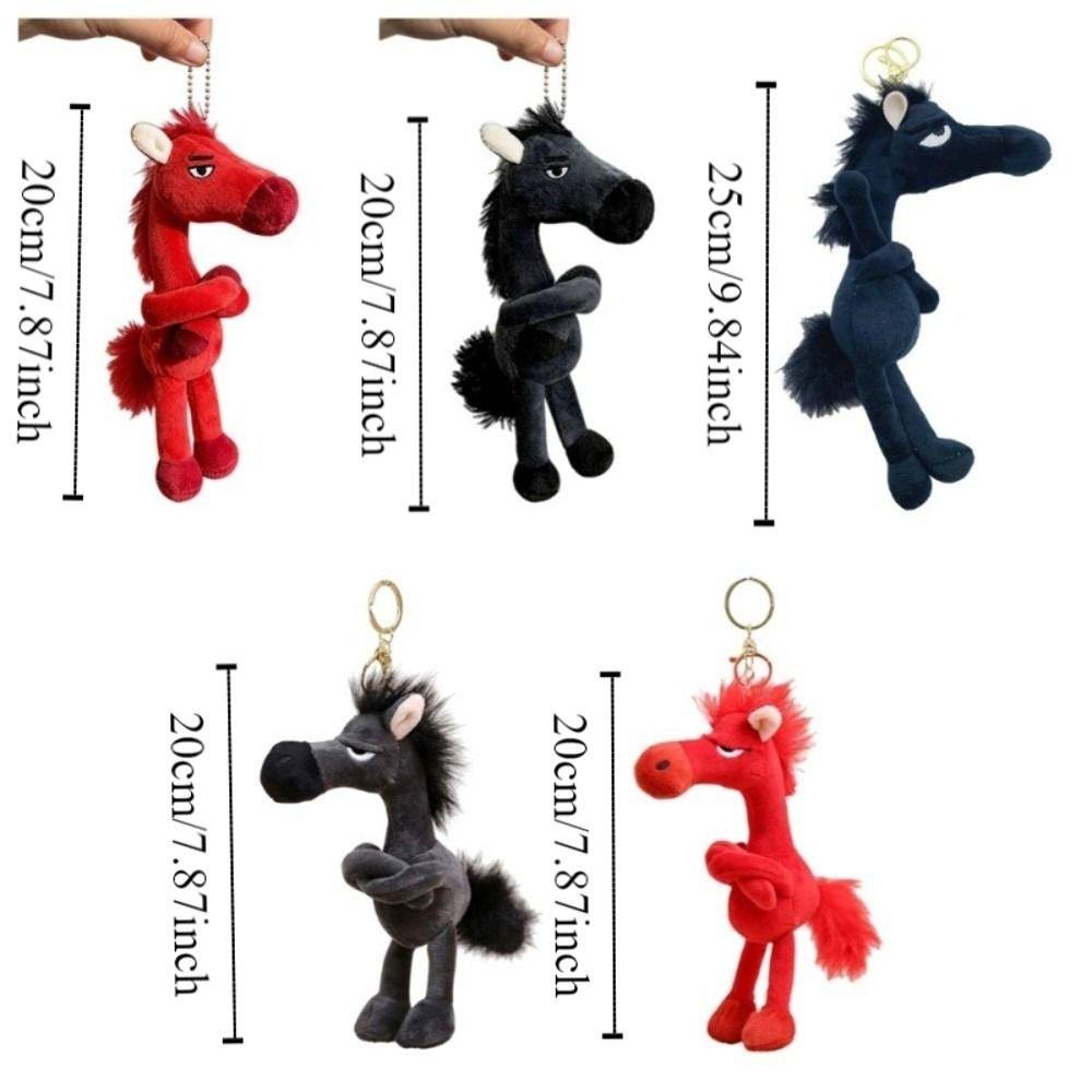 Fantasy Style Horse Plush Toy Cartoon Simulation Pony Plush Doll Birthday Gift