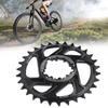 Snail Bike Chainwheel 6mm Single Ring Crankset Fit for GXP 8‑11 Speed Chain30T (127MM)