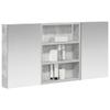 Bathroom Cabinet Set 3 Pcs 100 X 10.5 X 50 Cm Engineered Wood