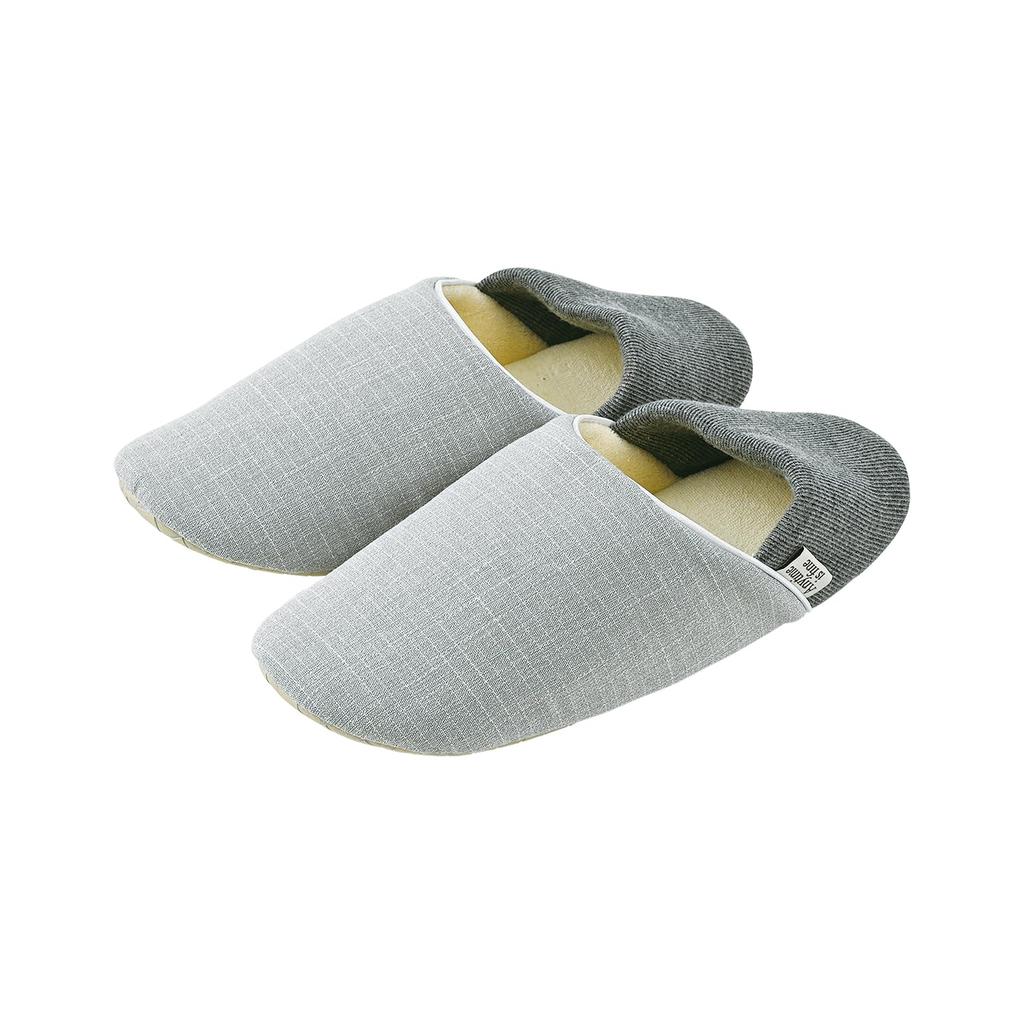 Any Sizes [Live Heart] Slippers, Gray, 23-24.5cm