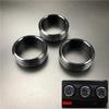 3Pcs/Set Car Styling AC Adjustment Knob Decorative Ring For Subaru 2013-2018 Forester Impreza XV Crosstrek WRX Levorg Auto Accessories