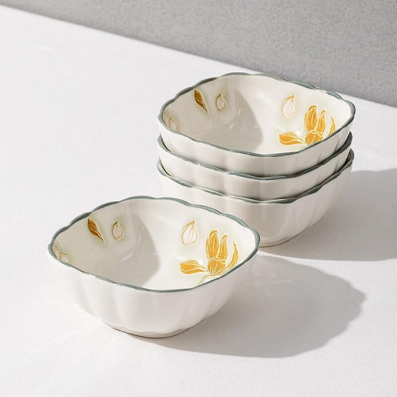 Скандинавские керамические миски и соусницы 4 Pcs