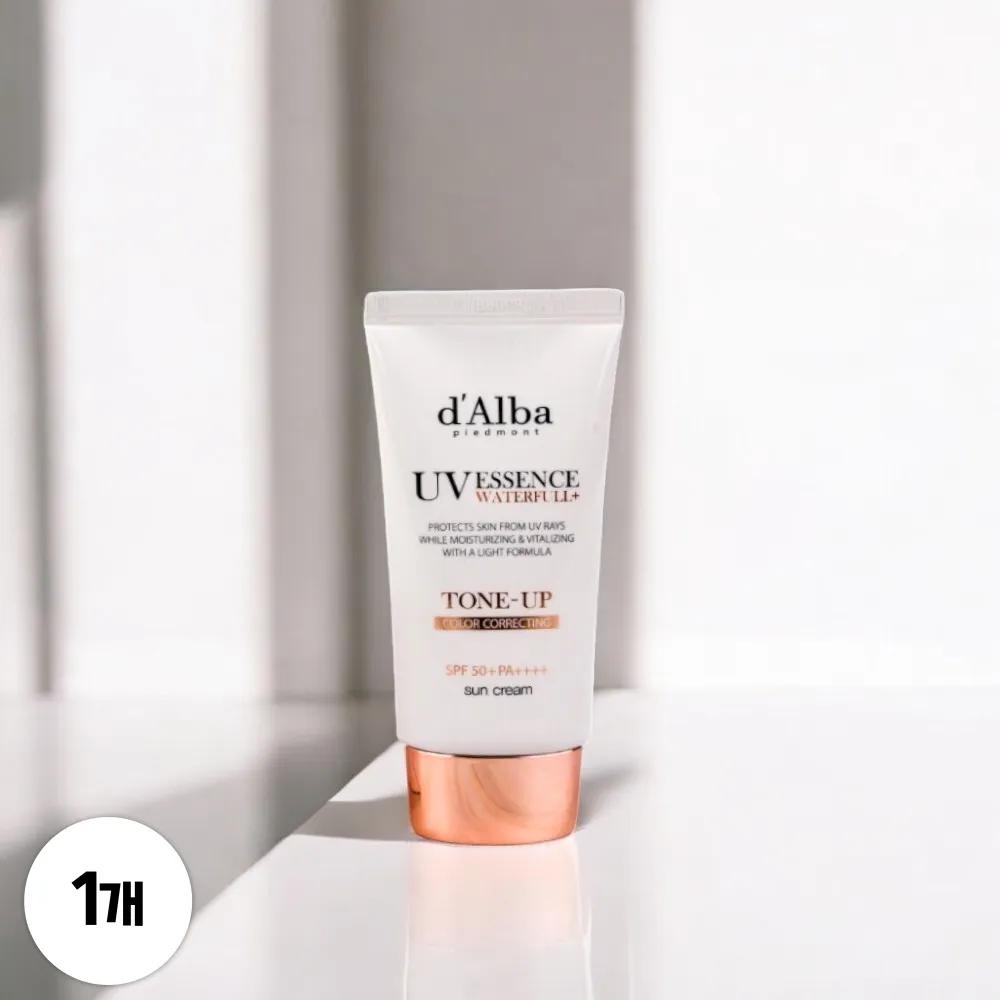 d Alba Vegan Tone-Up Sunscreen Bare Face Pink 50ml 1 Piece
