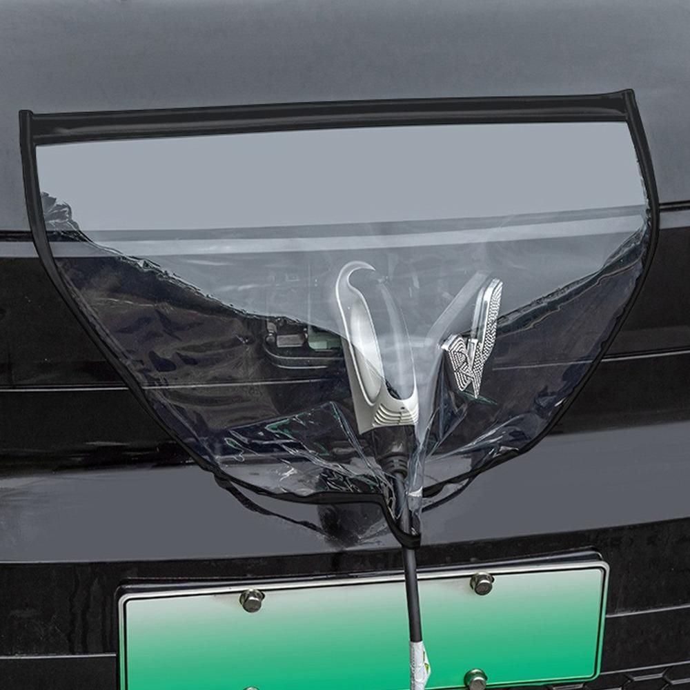 Waterproof EV Charging Port Cover Dustproof Charging Port Protector Shield Car Accessories