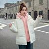 Lamb wool cotton clothes, new down cotton clothes, women's short cotton clothes, winter new coats, large bread clothes, thick
