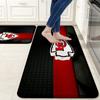Kansas City Chiefs Flannel Kitchen Mat Christmas Soft Area Rug Non Slip Floor Carpet Home Decoration