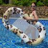 Inflatable Pool Float Mesh Bottom Relaxing Bed Inflatable Pool Lounger Float Recliner For Backyard Beach Party Lake Poolside