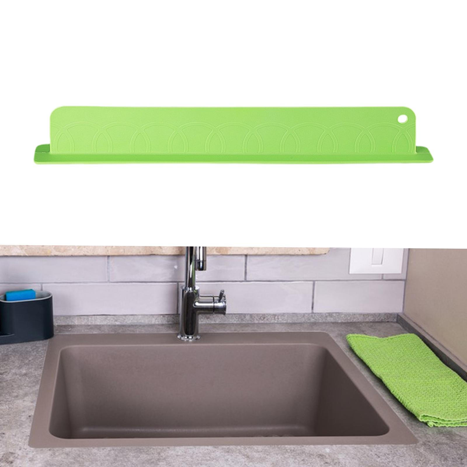 

Кухонная защита от брызг воды, защитная перегородка, разделитель брызг для мытья посуды в домашних условиях зелёный
