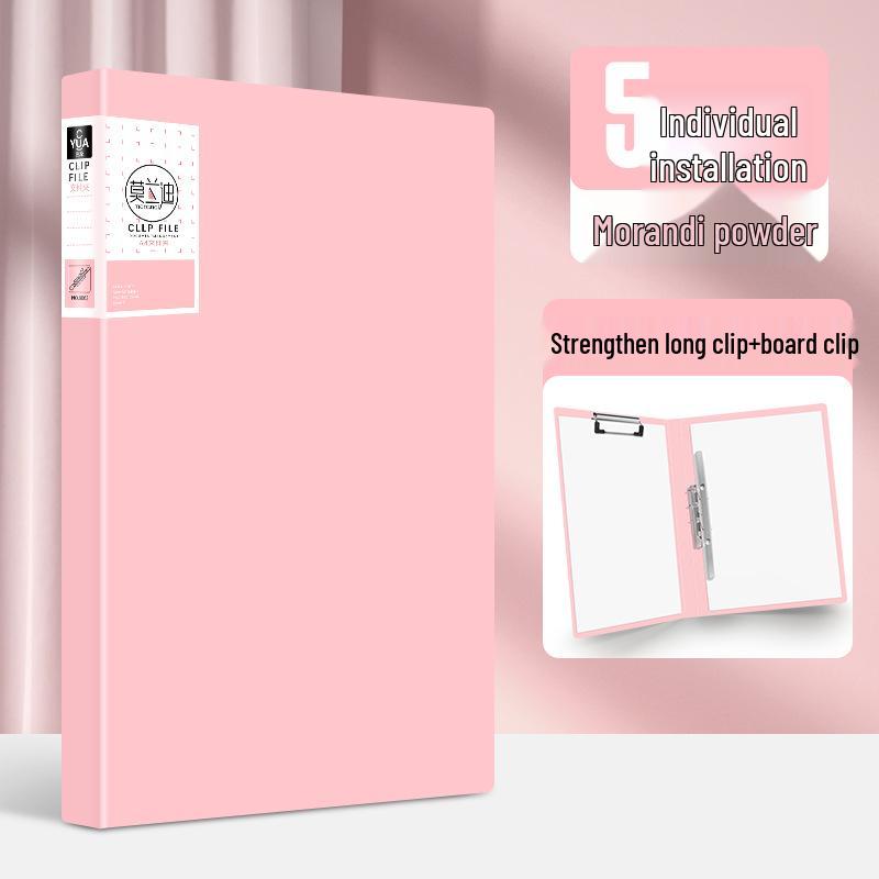 Thickened Test Paper Data Folder: Durable Clipboard for Students and Offices