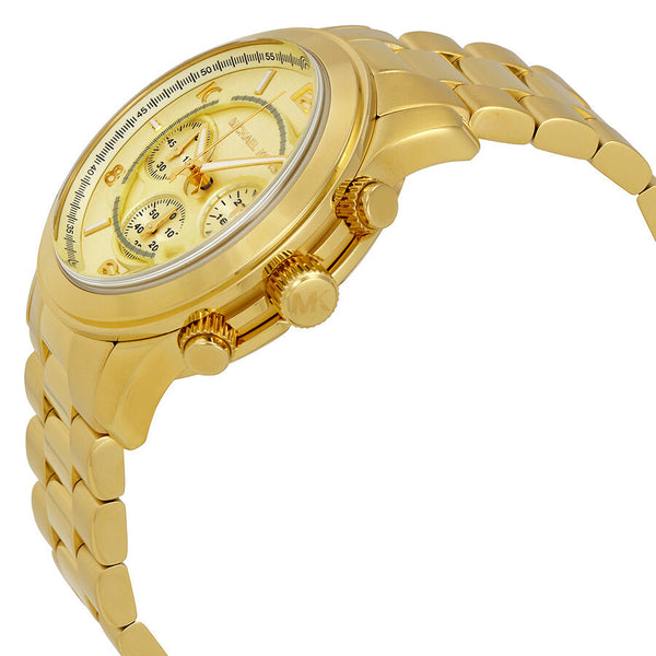 Michael Kors Orologio da Donna Slim Runway in Acciaio Inossidabile Color Oro Rosa MK8077