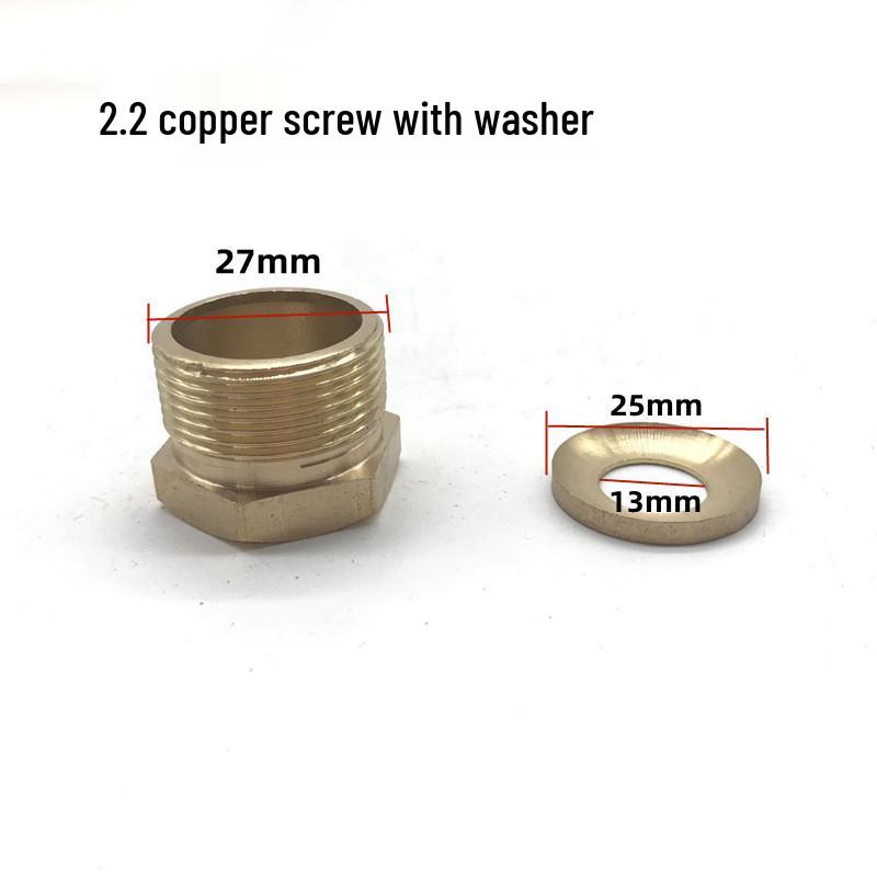 Waterproof Cable Seal Kit: Includes Copper Screws, Power Cord Sheath, and Glue Beads for Submersible Pump Accessories.