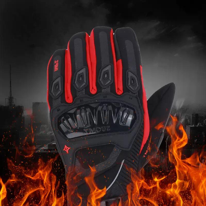 Suomy Waterproof Winter Motorcycle Gloves - Windproof, Touchscreen Compatible, Protective for Men