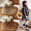 2025 Winter Girls' Snow Boots - Plush Velvet, Thick Cotton, Baby & Child Style