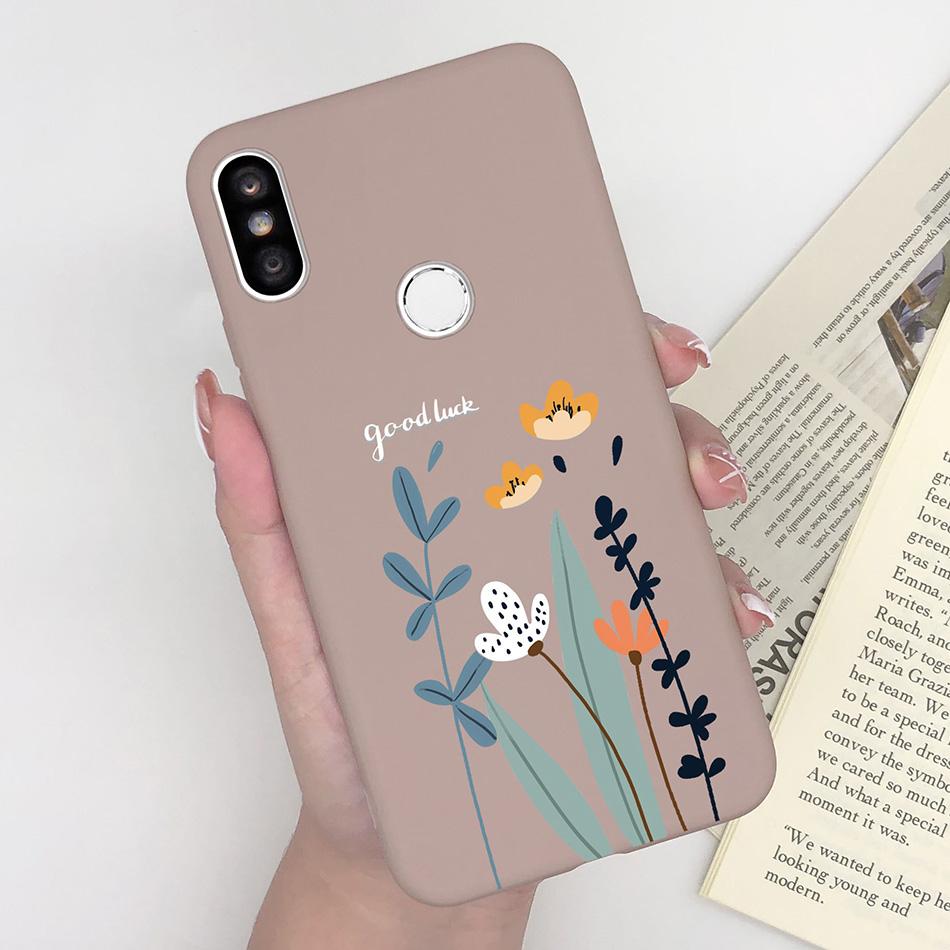 Case For Xiaomi Redmi S2 Y2 Cover Soft Matte Cute Pattern Silicone TPU Phone Case for Xiaomi RedmiS2 S 2 Y 2 Cases Back Cover