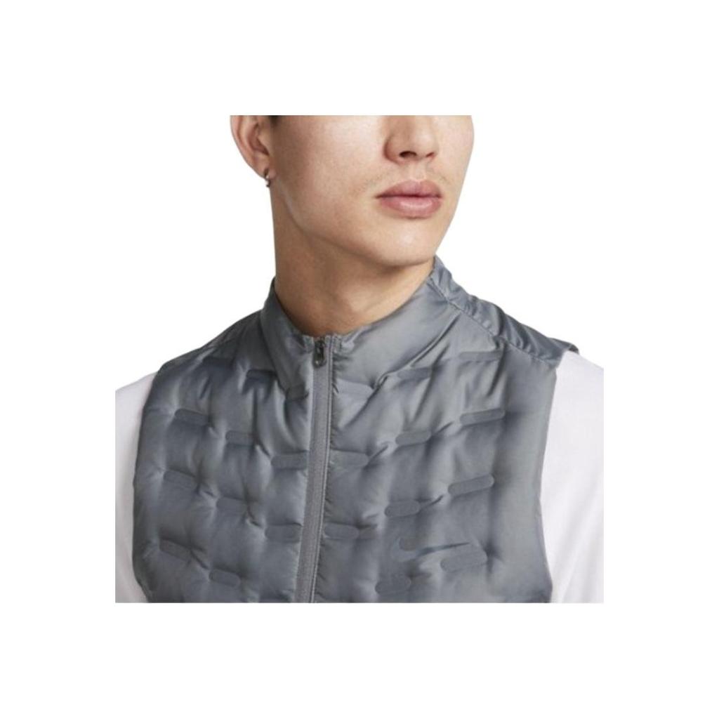 Nike Solid Color Logo Down Vest Men Vest Smoke-Gray FB7543-084