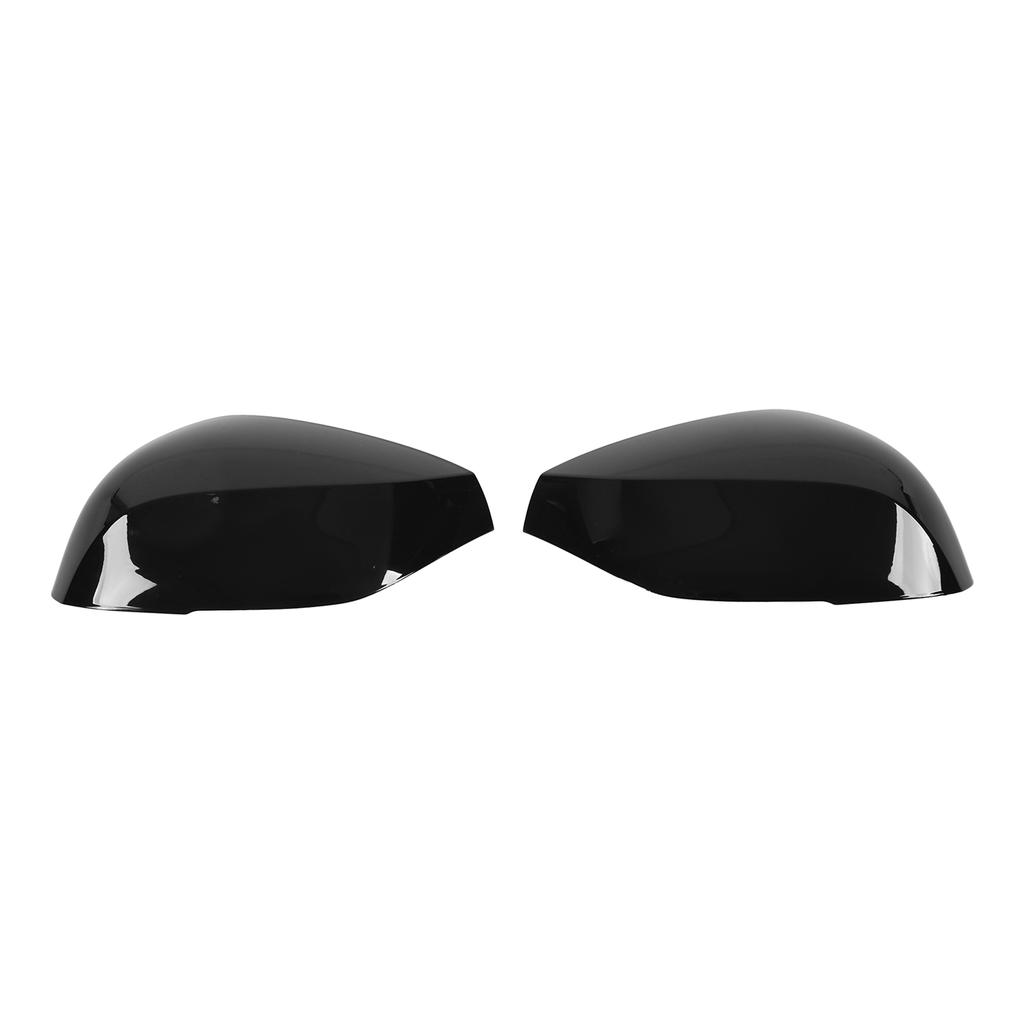 Glossy Black Rear View Side Mirror Cover Housing Trim Replacement for Infiniti Q50 Q50S Q70 2014‑2020