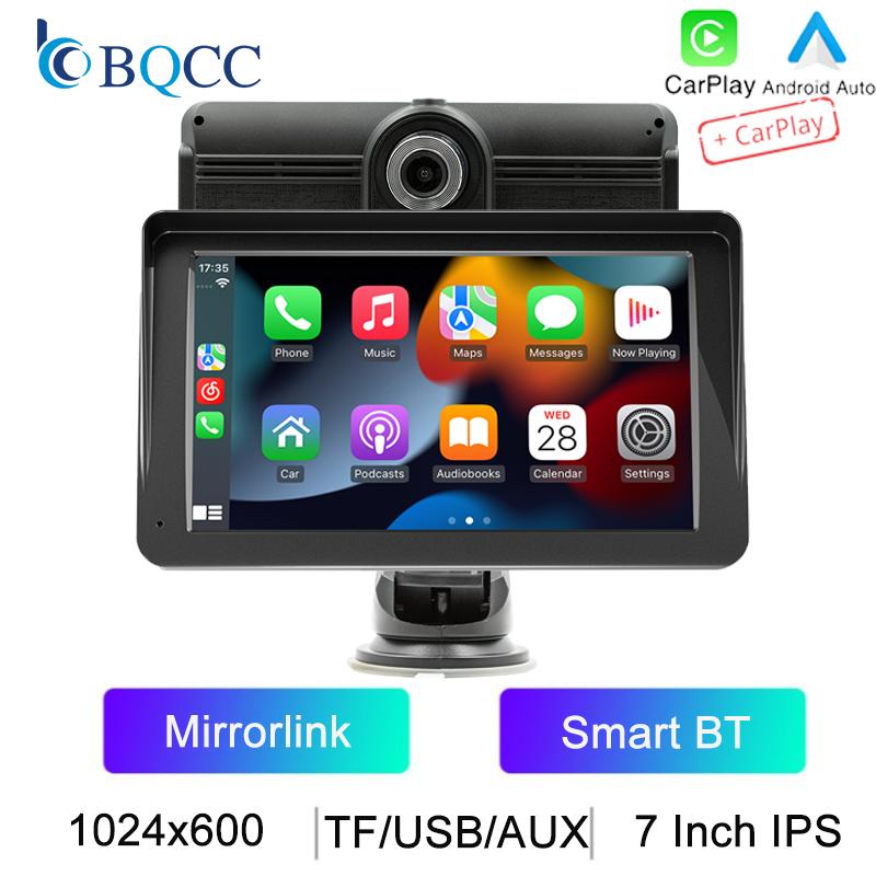 

BQCC B5570R 7-дюймовый автомобильный MP5-плеер с беспроводной связью Android AUTO/ CarPlay Mirrorlink BT USB Аудиовход/выход Встроенный видеорегистратор