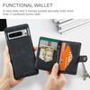 For Google Pixel 8 Pro Case PU Leather Card Bag Detachable 2-in-1 Back Cover