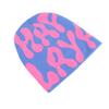 Unisex Running Acrylic Hat Jacquard Beanie Custom Logo Big Letter Knit Beanie Hat