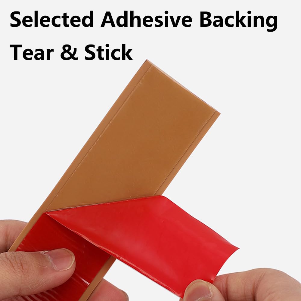 1Pc 5cm/1.96in PVC Wooden Floor Transition Strip, Self-adhesive Edge Sealing Strip, Self-adhesive Threshold Strip