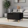 VidaXL Coffee Table Black 55x55x36.5 Cm Engineered Wood 821077