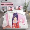 Kawaii girl Game MiSide Bedding Set Quilt Bed Cover Comforter Duvet Cover Pillow Case 3 Pieces Sets Teenagers Children's Gifts