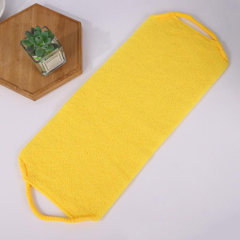 High Elasticity Frosted Long Shower Towel Shower Body Brush Bathing Massage Back Body Exfoliating Bathroom Wash Brush Bath Tools