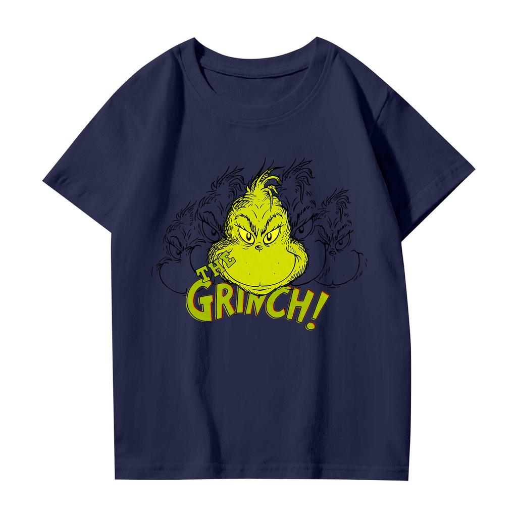 Fashionable Round Neck Short Sleeve Work Clothes Printed Tops For Womens Summer Tops