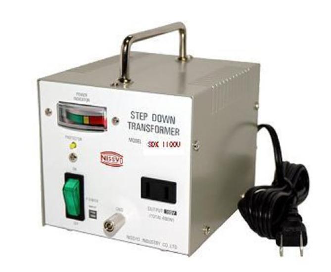 

NISSYO INDUSTRY Transformer Overseas 1100W Deluxe Type SDX Series AC110V/120VAC100V SDX-1100U