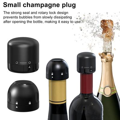 Wine Bottle Stopper with Twist Lock Reusable Leakproof Wine Beer Champagne
