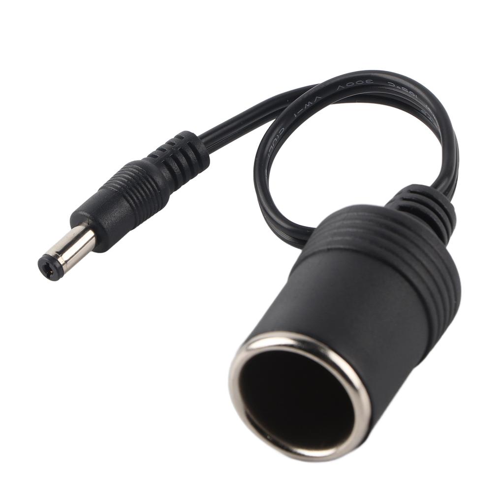 DC 5.5 x 2.1mm Female Plug to Car Cigarette Lighter Female Socket Power Supply Cable