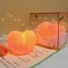 Pink White Love-Shaped Night Light Three-dimensional Ambient Light Heart Shaped  LED Lamp  Wedding