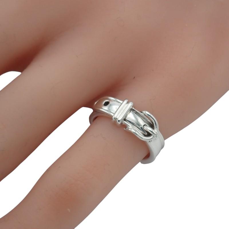 HERMES  #10(JP Size) 50  Ring Silver925 Women