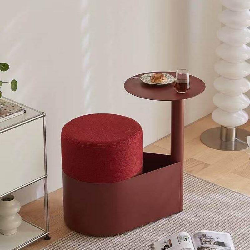 New Design 2-in-1 Modern Minimalist Sofa Side Table with Stool Storage End Table Living Room Furniture