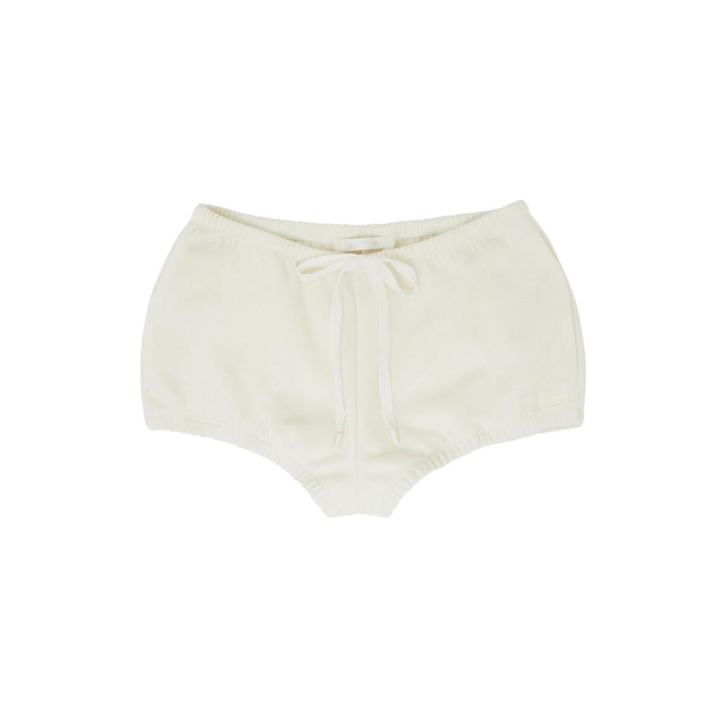 PIV’VEE Wool Cotton Puff Shorts (Sand Beige)