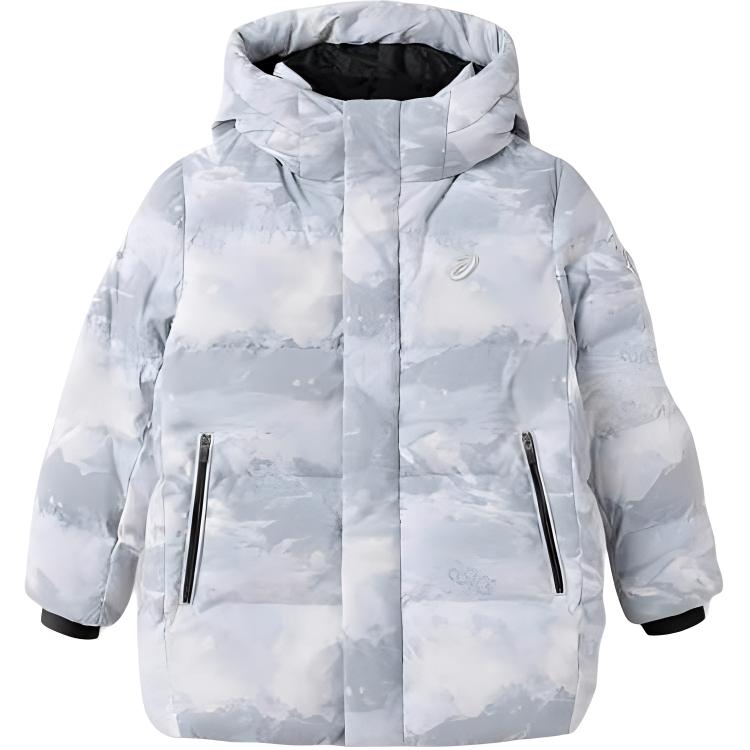 Asics Down Jacket Gray White Teenagers 334241073055-1301 110
