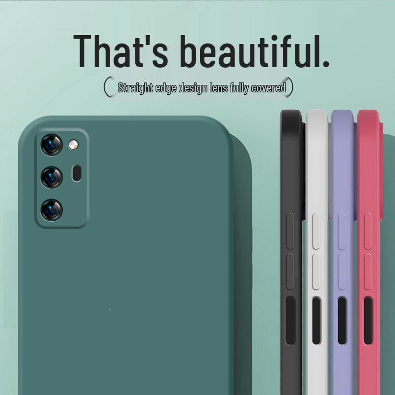 Compatible Huawei Honor V30 Pro Protective Case, Full-Coverage, Anti-Drop Liquid Silicone Cover