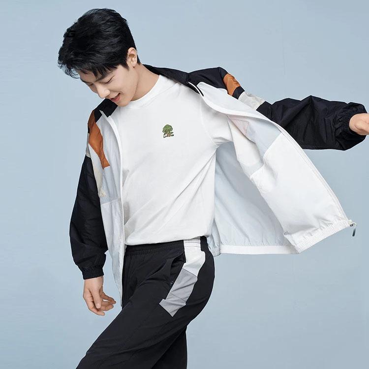 Li Ning Jacket Men's Ivory Black AJDT079-4